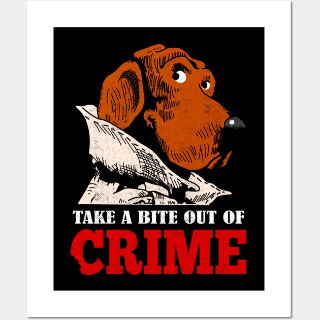 Take a bit out of crime Wall Art by OniSide